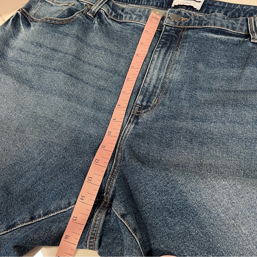 Lane Bryant Women's NWOT Mid-Rise Straight Ankle Jeans Size 24-FLAW NOTED - Picture 11 of 16